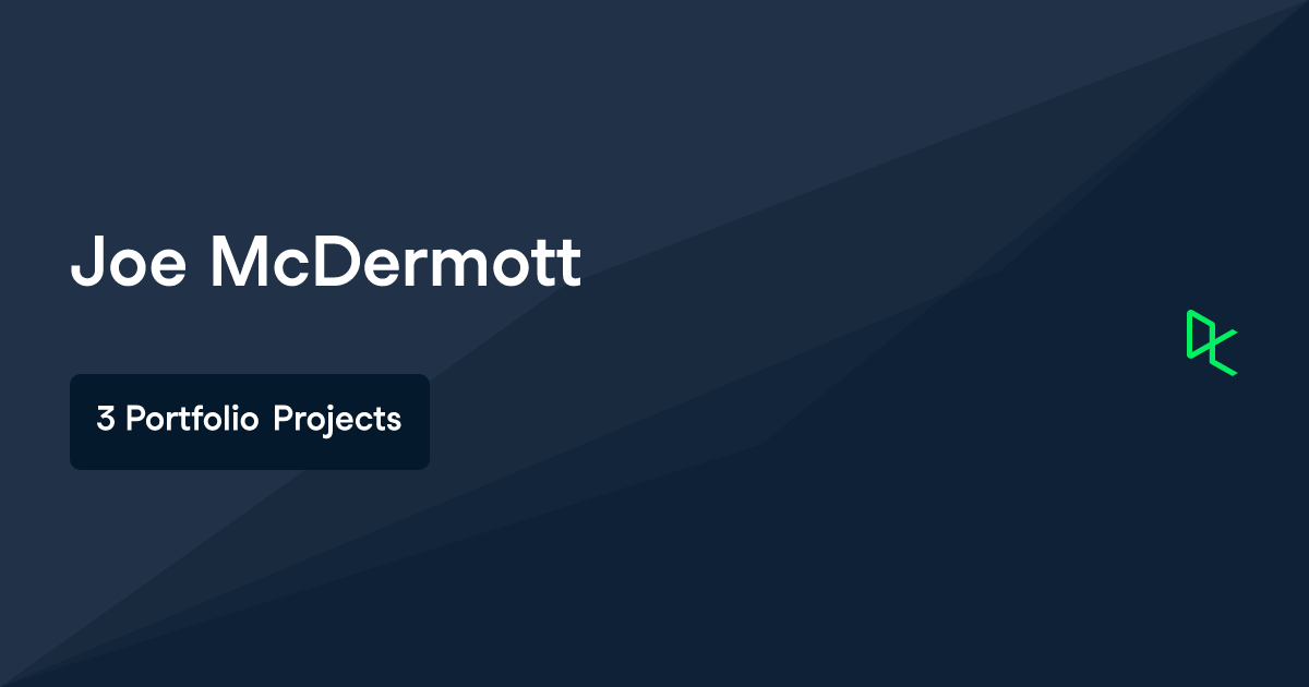 Joe McDermott Data Scientist