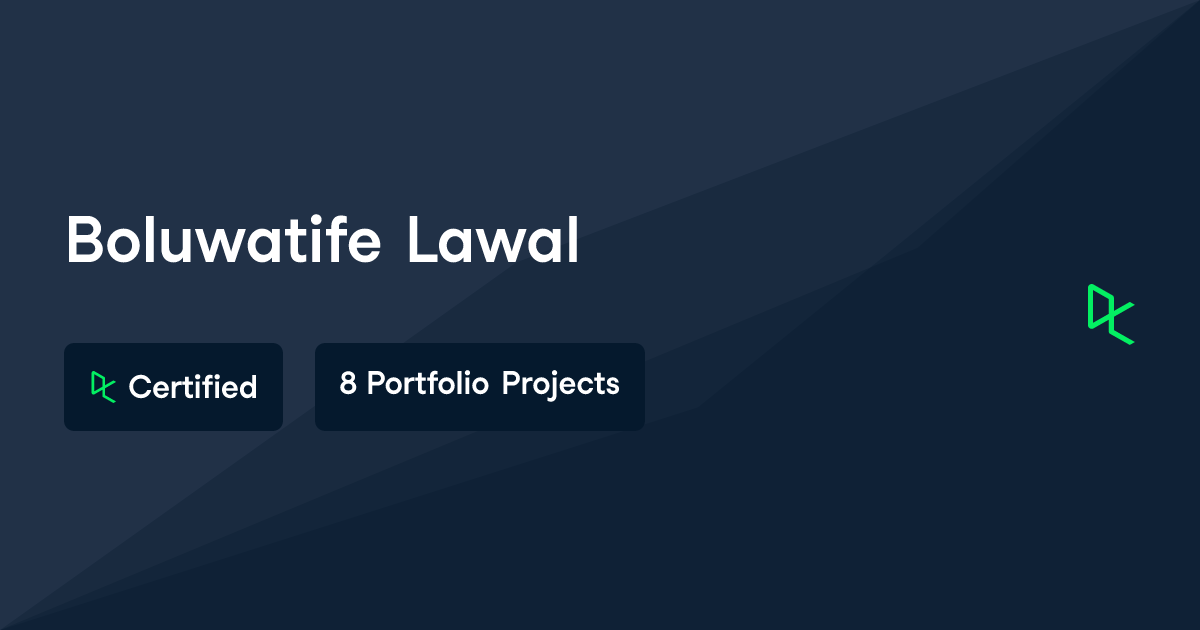 Boluwatife Lawal Data Analyst