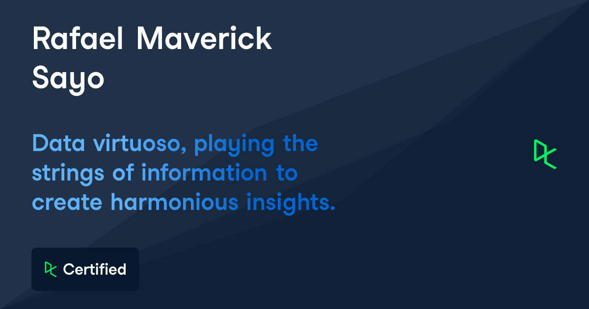 Rafael Maverick Sayo - Student