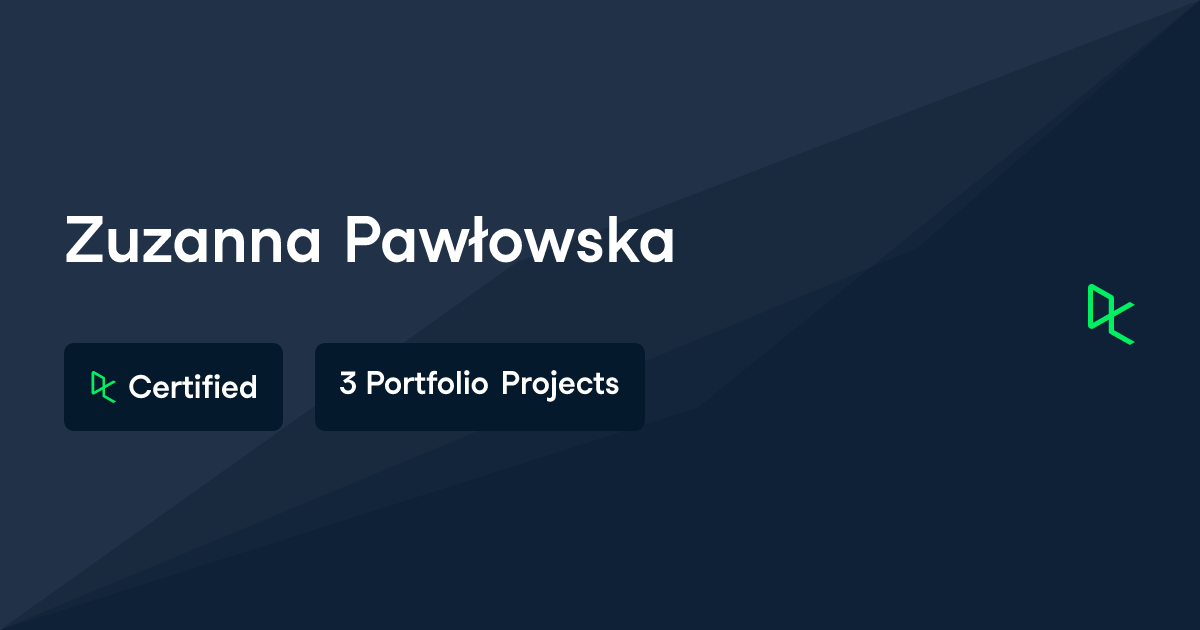 Zuzanna Paw Owska Data Analyst
