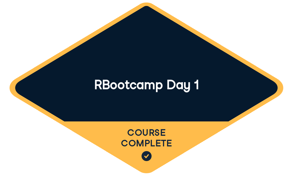 Statement of Accomplishment Badge