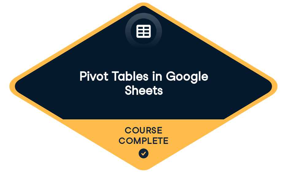 Statement of Accomplishment Badge