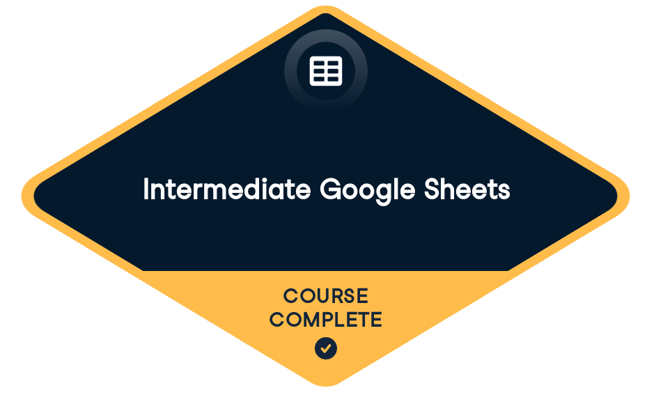 Statement of Accomplishment Badge