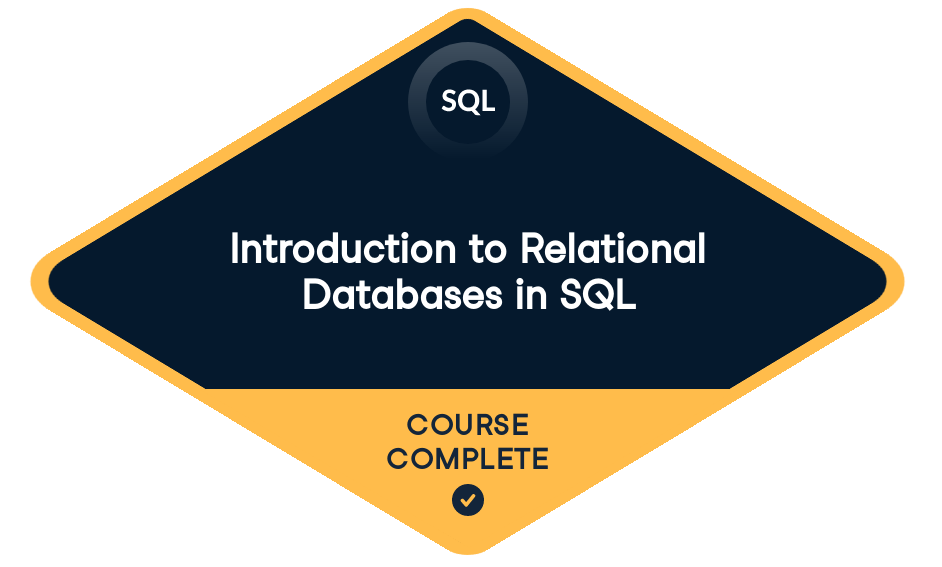 Statement of Accomplishment Badge