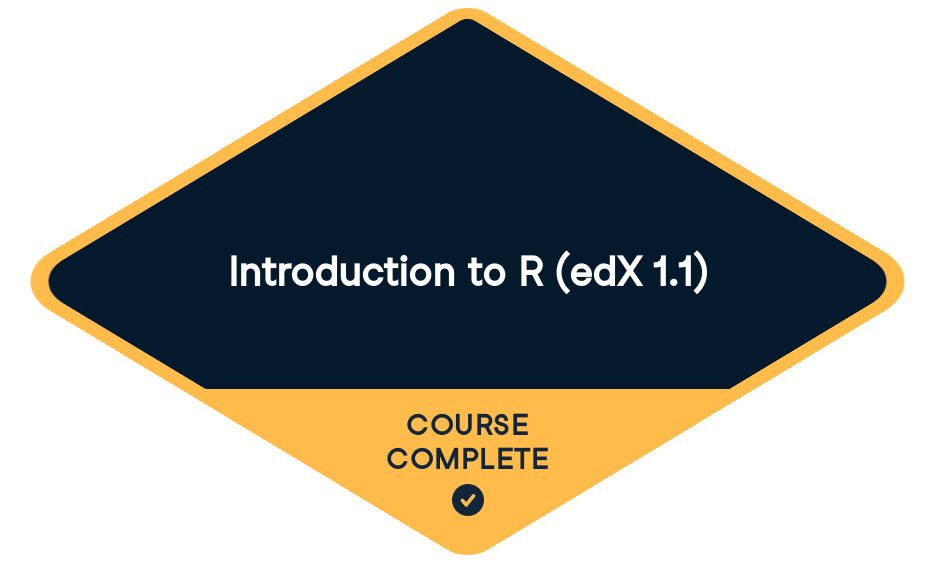 Statement of Accomplishment Badge