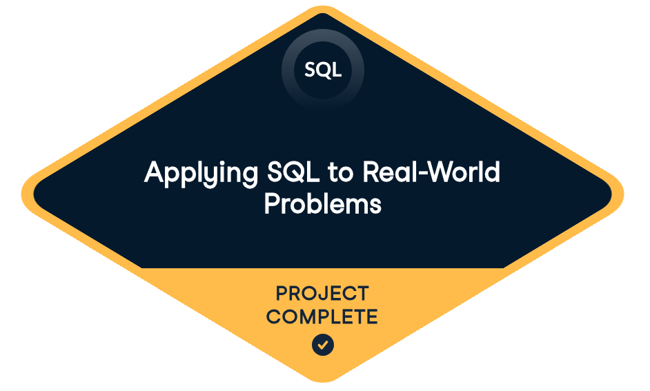 Statement of Accomplishment Badge