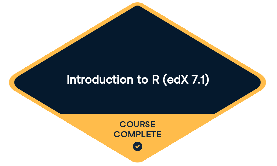 Statement of Accomplishment Badge