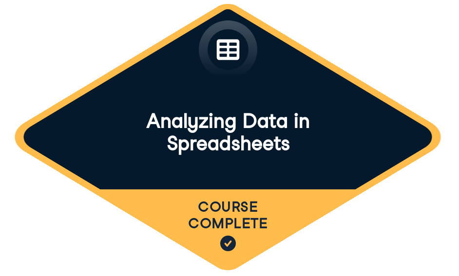 Statement of Accomplishment Badge