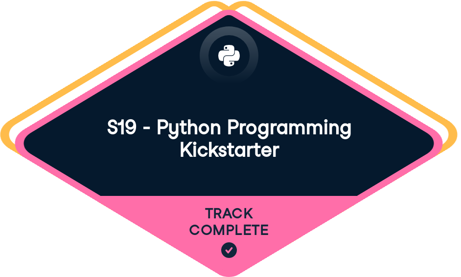 Statement of Accomplishment Badge