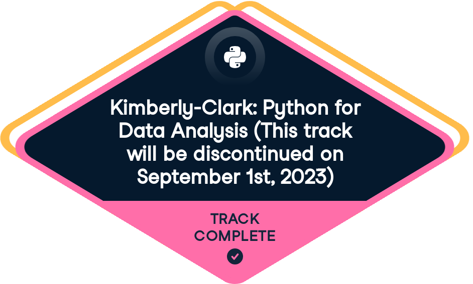 Statement of Accomplishment Badge