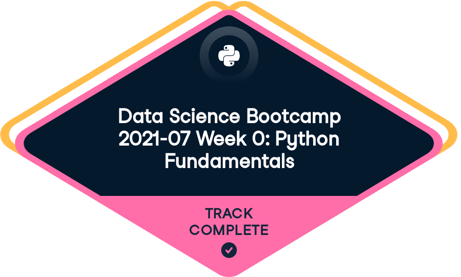 Statement of Accomplishment Badge