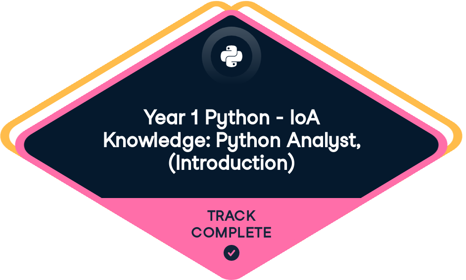 Statement of Accomplishment Badge