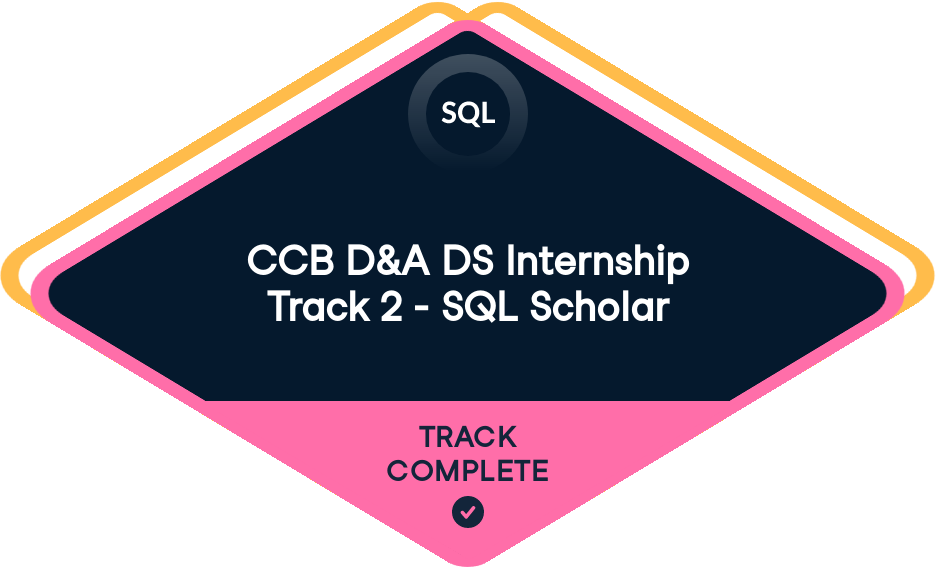 Statement of Accomplishment Badge